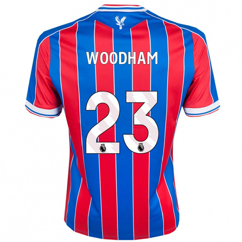 Danxen Dětské Lily Woodham #23 Modrá Červená Bílá Domů Hráčské Dresy 2025/26 Dres