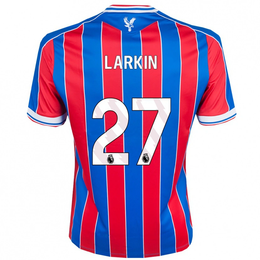 Danxen Dětské Abbie Larkin #27 Modrá Červená Bílá Domů Hráčské Dresy 2025/26 Dres