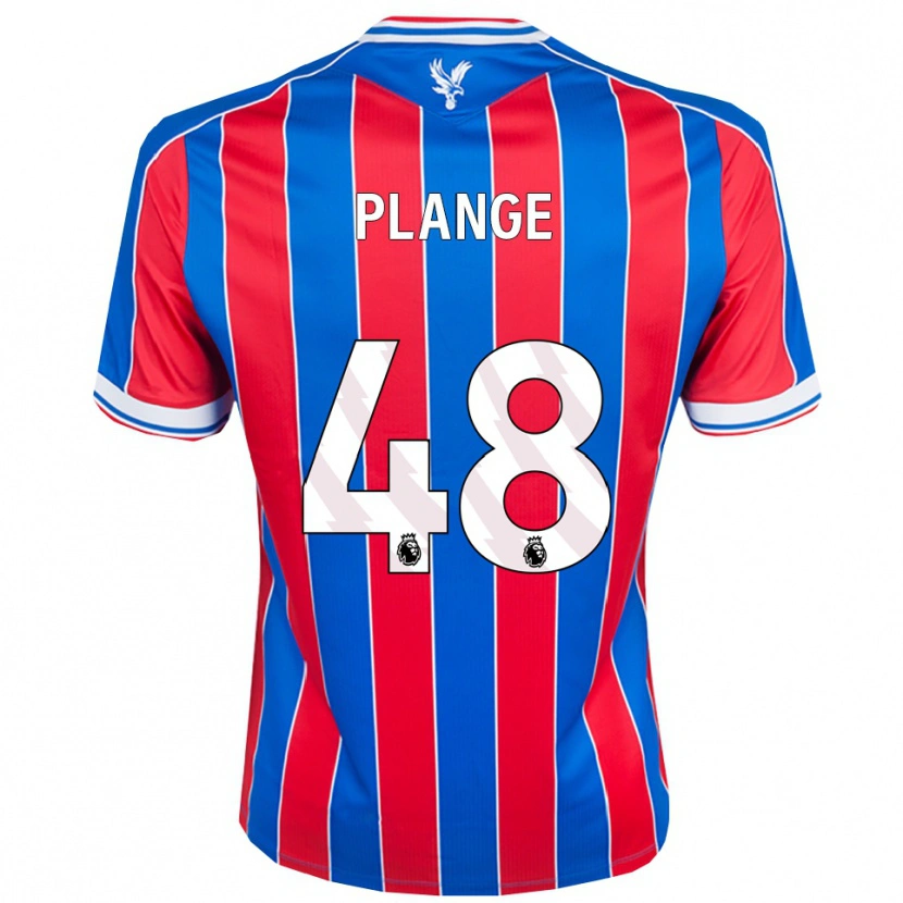 Danxen Dětské Luke Plange #48 Modrá Červená Bílá Domů Hráčské Dresy 2025/26 Dres