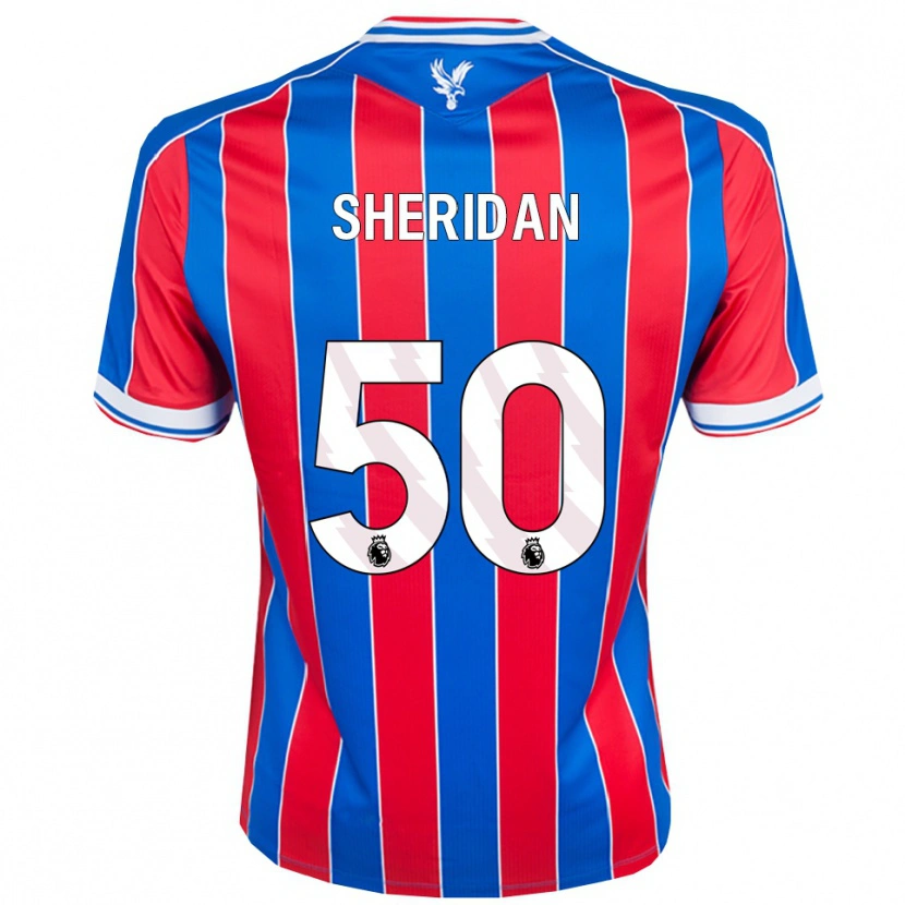 Danxen Dětské Joe Sheridan #50 Modrá Červená Bílá Domů Hráčské Dresy 2025/26 Dres