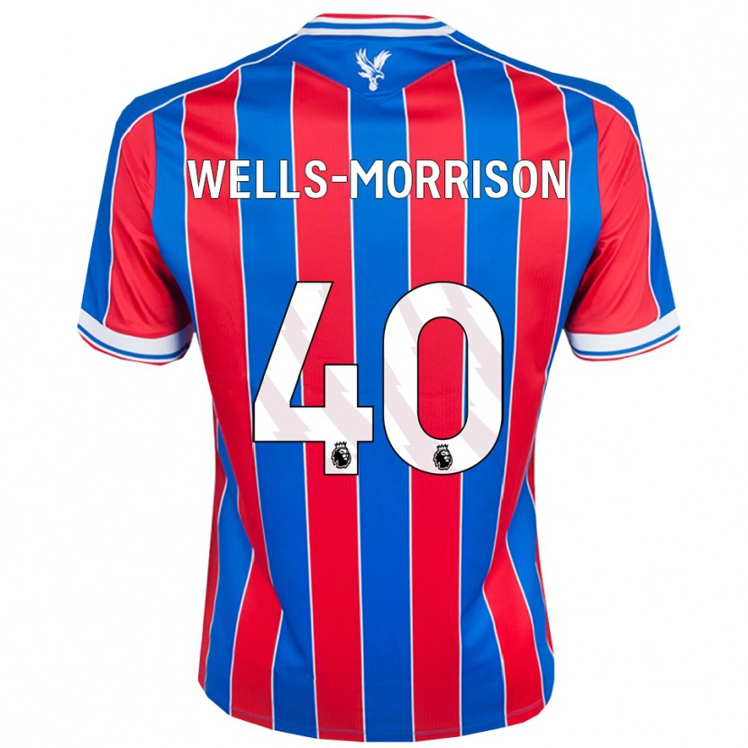 Danxen Dětské Jack Wells-Morrison #40 Modrá Červená Bílá Domů Hráčské Dresy 2025/26 Dres