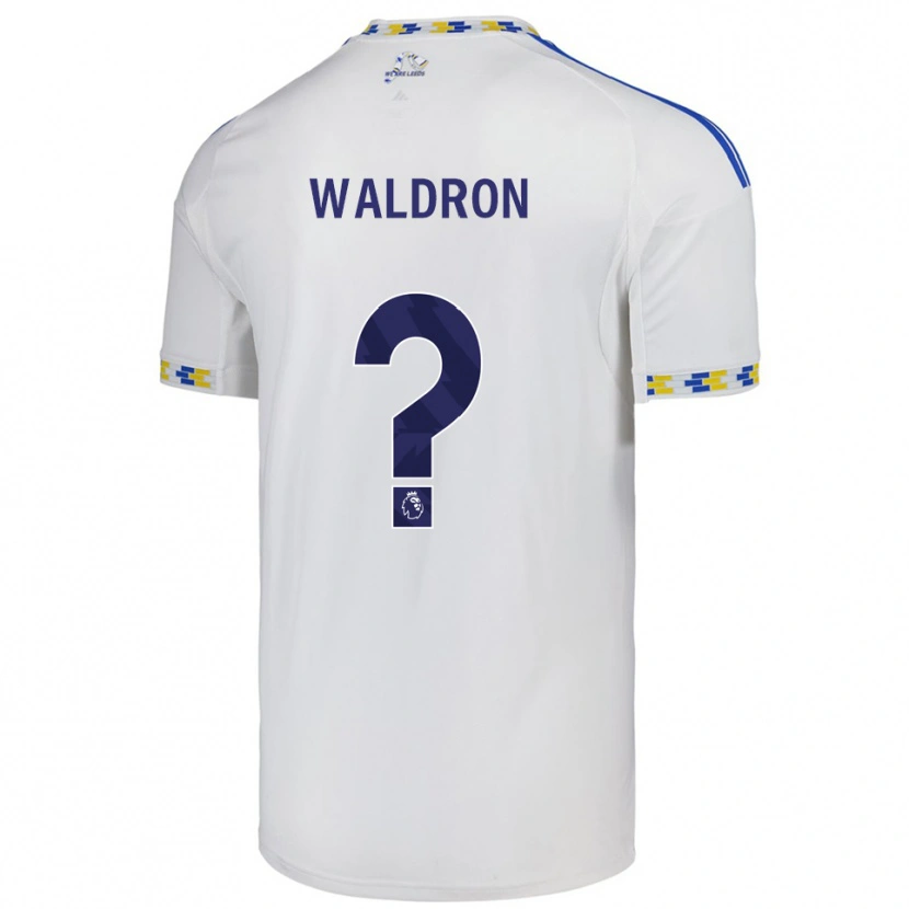 Danxen Dětské Ruby Waldron #0 Bílá Modrá Domů Hráčské Dresy 2025/26 Dres