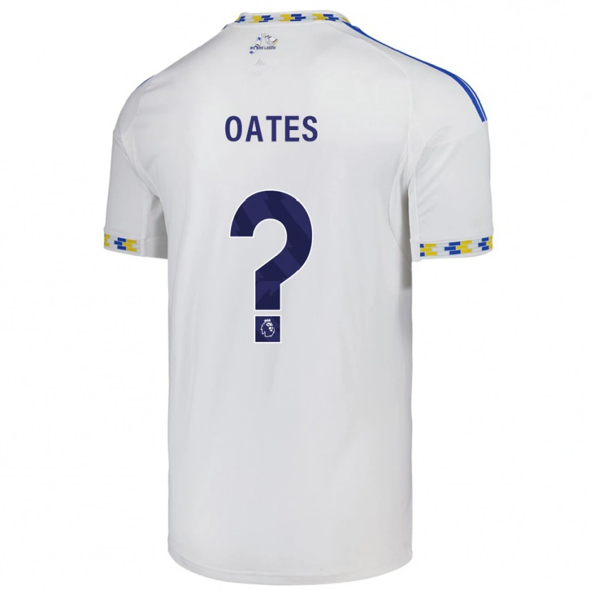 Danxen Dětské Charlotte Oates #0 Bílá Modrá Domů Hráčské Dresy 2025/26 Dres