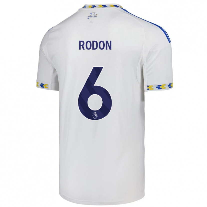 Danxen Dětské Joe Rodon #6 Bílá Modrá Domů Hráčské Dresy 2025/26 Dres