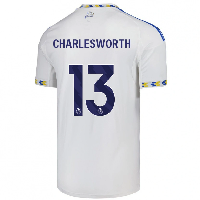 Danxen Dětské Millie Robshaw-Charlesworth #13 Bílá Modrá Domů Hráčské Dresy 2025/26 Dres