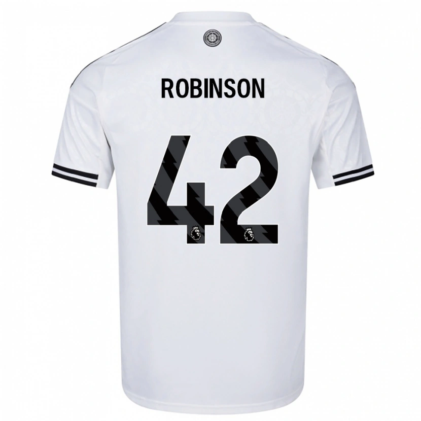 Danxen Dětské Charlie Robinson #42 Bílá Černá Domů Hráčské Dresy 2025/26 Dres