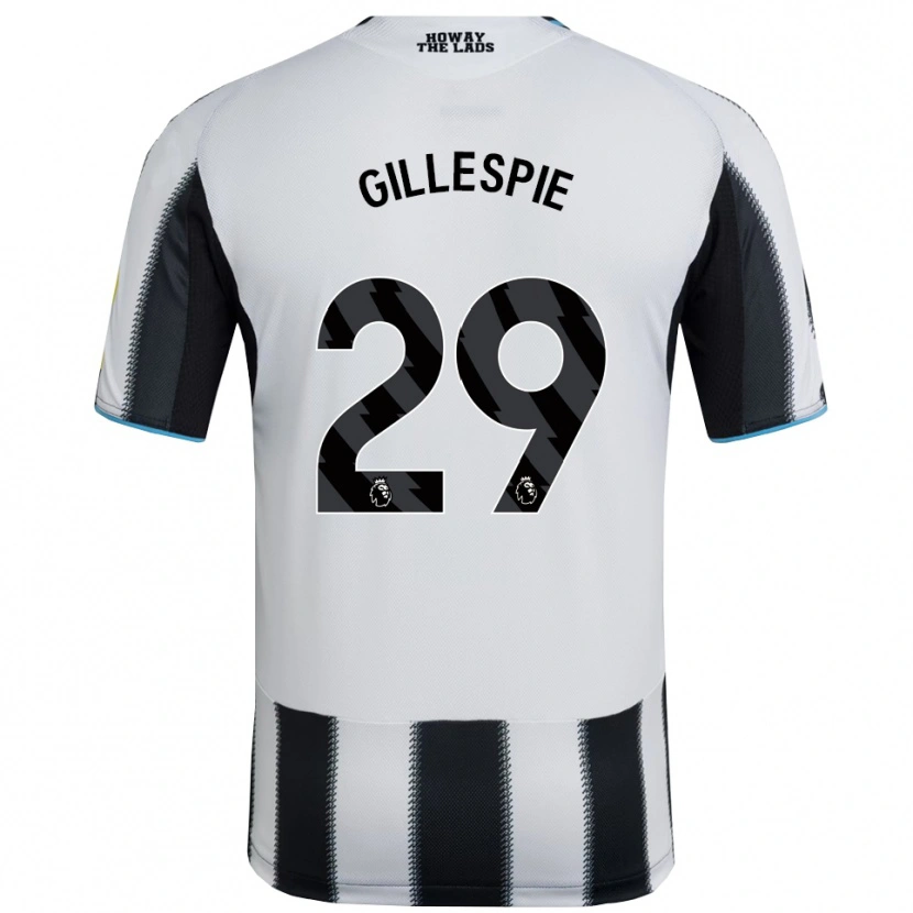 Danxen Dětské Mark Gillespie #29 Černá Bílá Domů Hráčské Dresy 2025/26 Dres