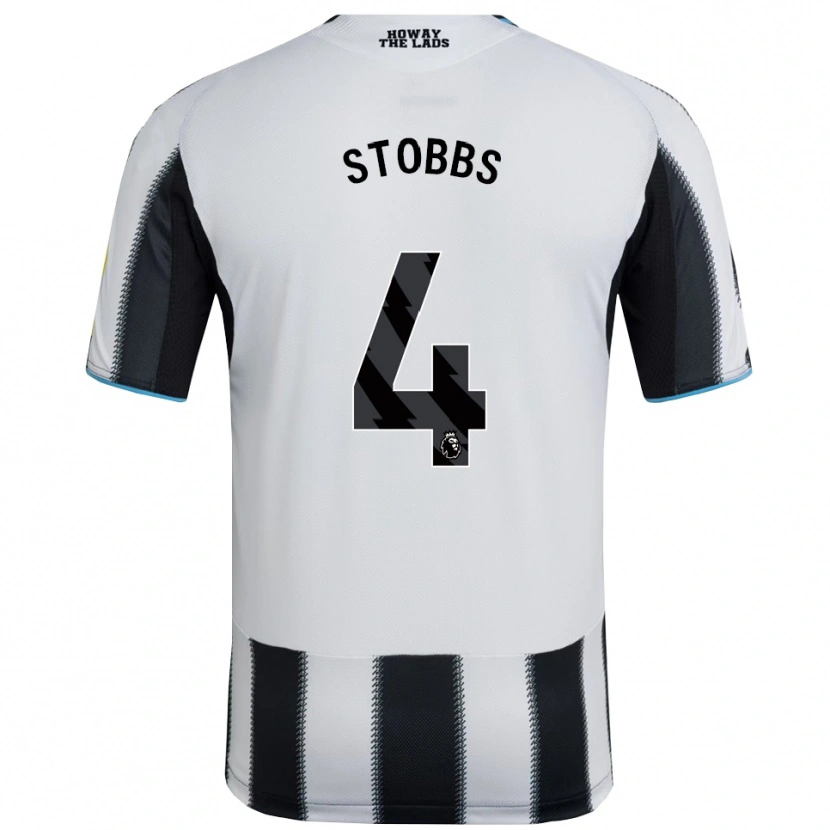 Danxen Dětské Amber-Keegan Stobbs #4 Černá Bílá Domů Hráčské Dresy 2025/26 Dres