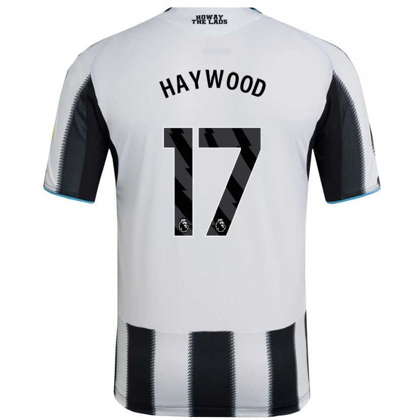 Danxen Dětské Sophie Haywood #17 Černá Bílá Domů Hráčské Dresy 2025/26 Dres