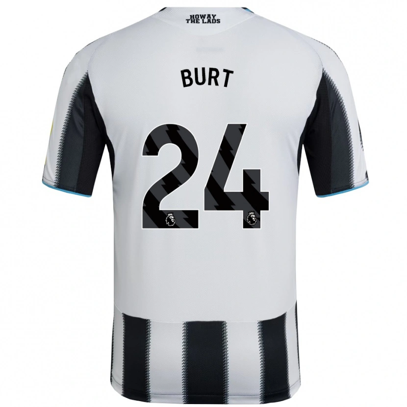 Danxen Dětské Daisy Burt #24 Černá Bílá Domů Hráčské Dresy 2025/26 Dres