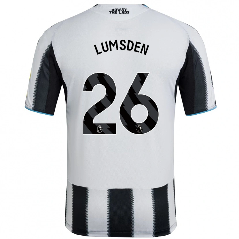 Danxen Dětské Beth Lumsden #26 Černá Bílá Domů Hráčské Dresy 2025/26 Dres