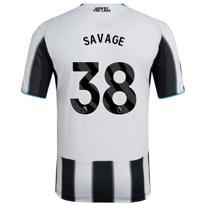 Danxen Dětské Remi Savage #38 Černá Bílá Domů Hráčské Dresy 2025/26 Dres