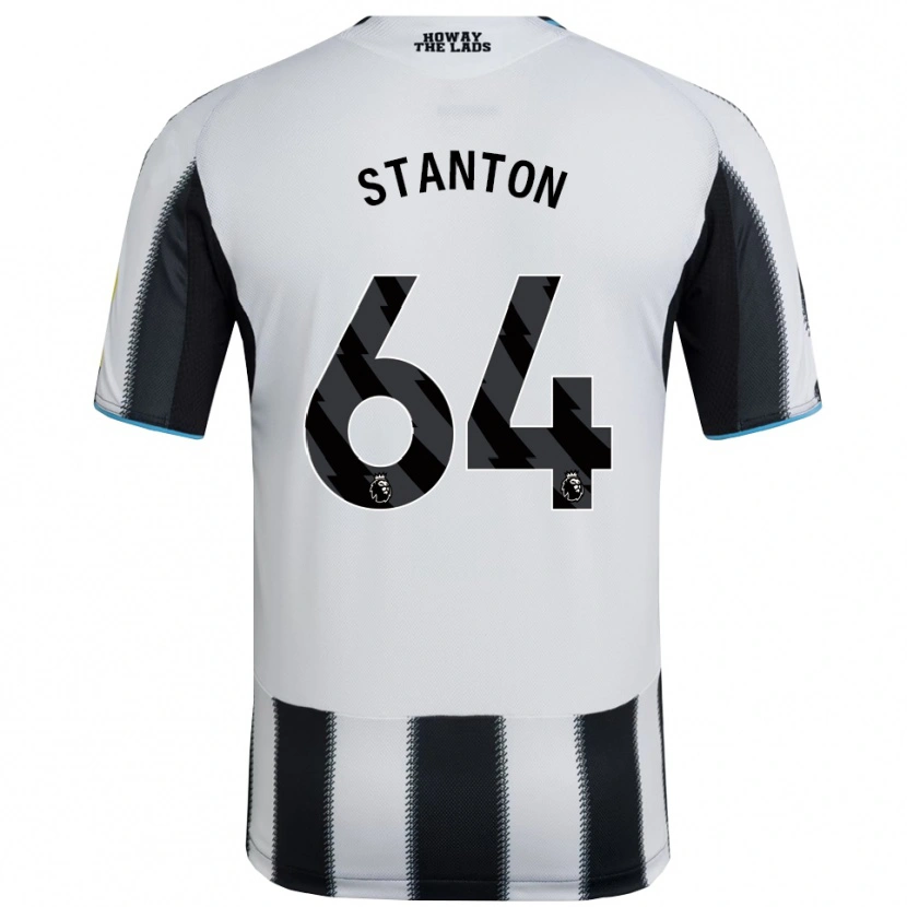 Danxen Dětské Ellis Stanton #64 Černá Bílá Domů Hráčské Dresy 2025/26 Dres
