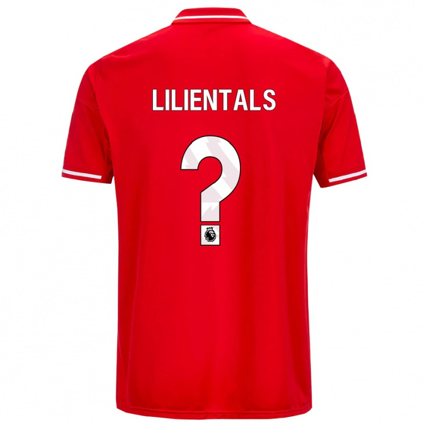 Danxen Dětské Matiss Lilientals #0 Červená Bílá Domů Hráčské Dresy 2025/26 Dres