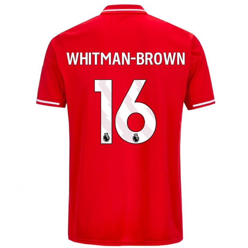 Danxen Dětské Chae Whitman-Brown #16 Červená Bílá Domů Hráčské Dresy 2025/26 Dres