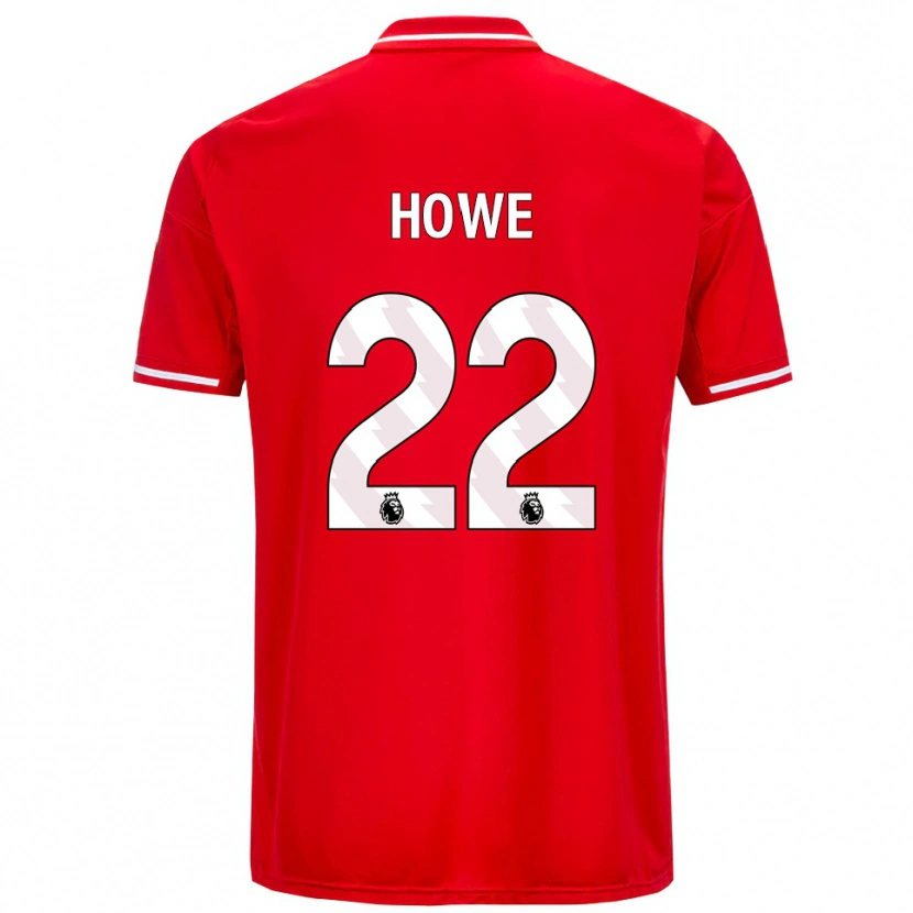 Danxen Dětské Casey Howe #22 Červená Bílá Domů Hráčské Dresy 2025/26 Dres
