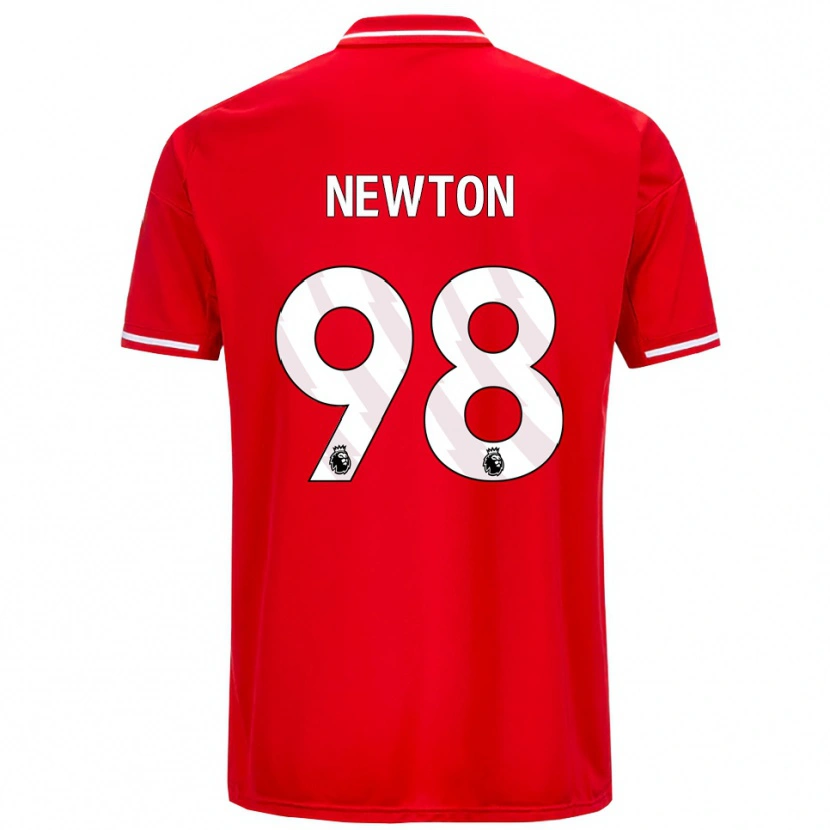 Danxen Dětské Jamie Newton #98 Červená Bílá Domů Hráčské Dresy 2025/26 Dres