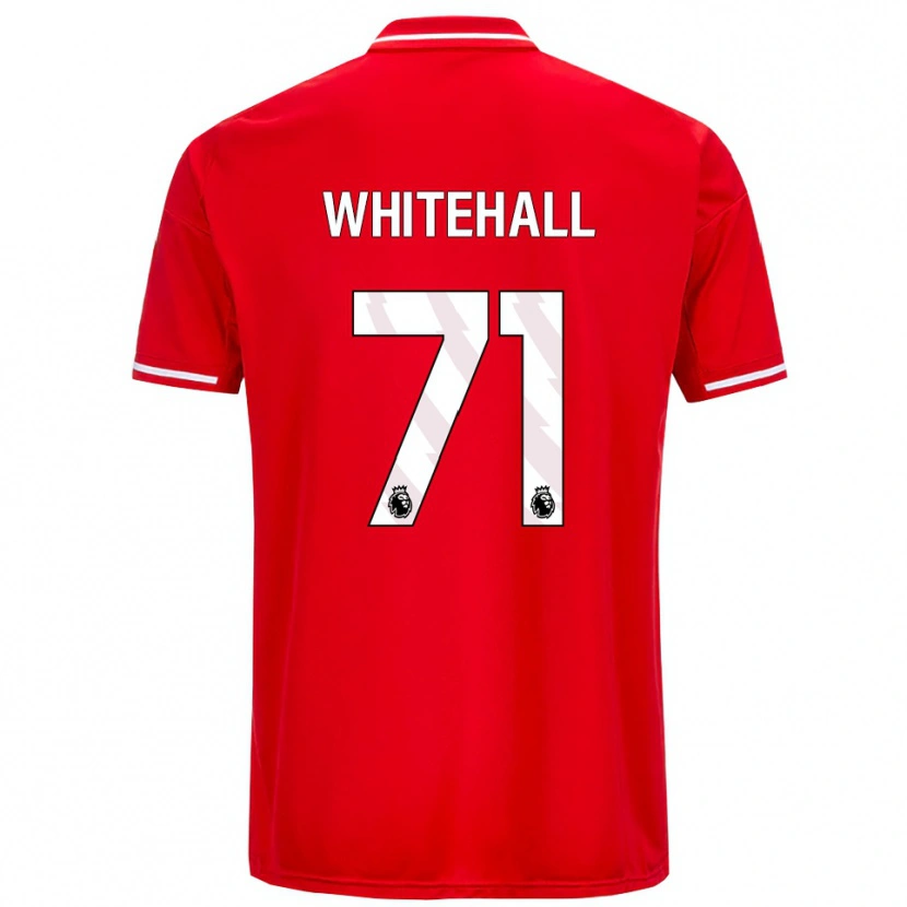 Danxen Dětské Archie Whitehall #71 Červená Bílá Domů Hráčské Dresy 2025/26 Dres