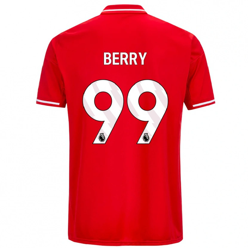 Danxen Dětské Adam Berry #99 Červená Bílá Domů Hráčské Dresy 2025/26 Dres