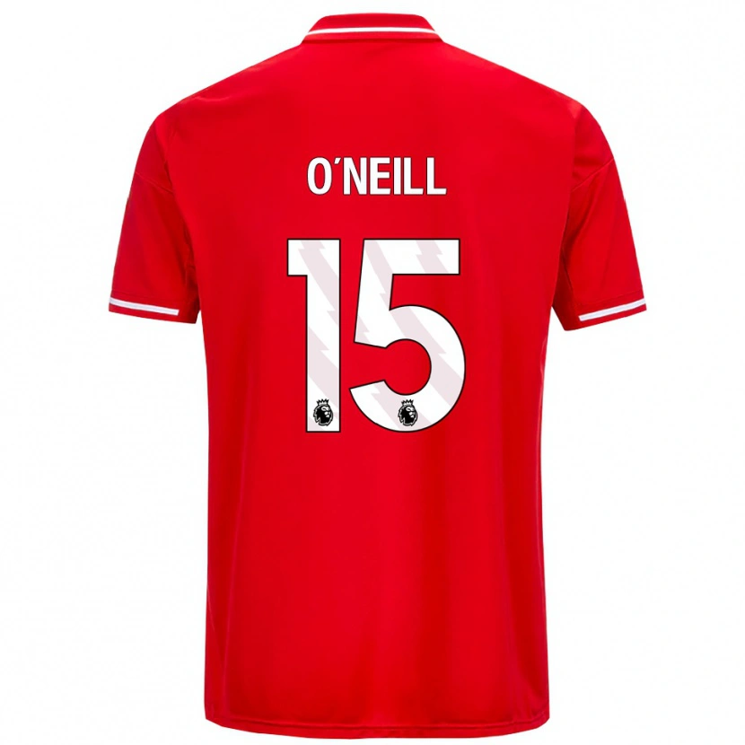 Danxen Dětské Laura-Jayne O'neill #15 Červená Bílá Domů Hráčské Dresy 2025/26 Dres