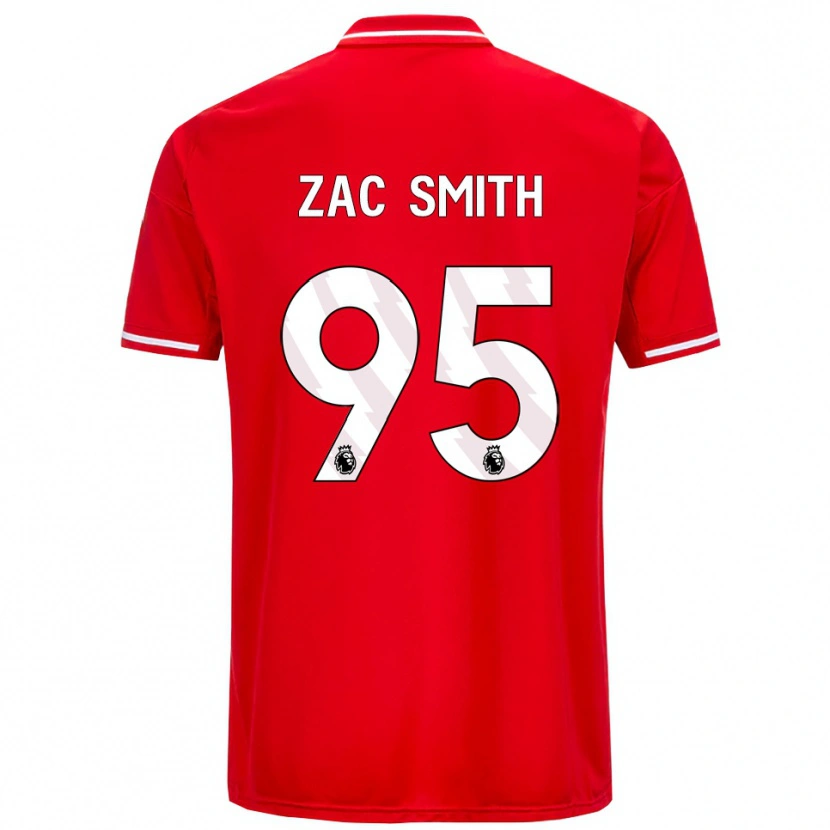 Danxen Dětské Zac Smith #95 Červená Bílá Domů Hráčské Dresy 2025/26 Dres