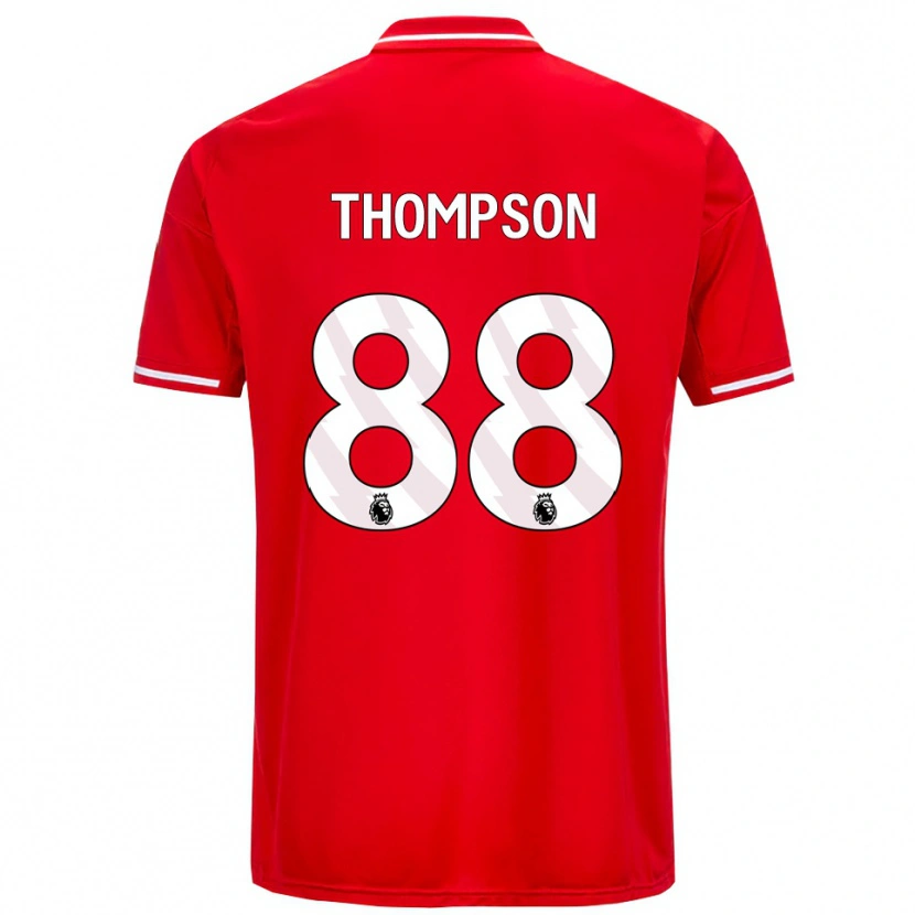 Danxen Dětské Will Thompson #88 Červená Bílá Domů Hráčské Dresy 2025/26 Dres
