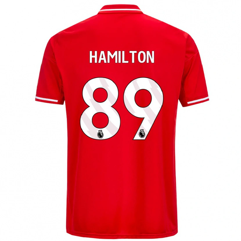 Danxen Dětské Scott Hamilton #89 Červená Bílá Domů Hráčské Dresy 2025/26 Dres
