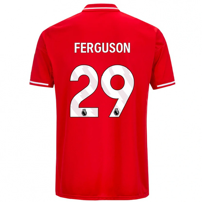 Danxen Dětské Georgie Ferguson #29 Červená Bílá Domů Hráčské Dresy 2025/26 Dres