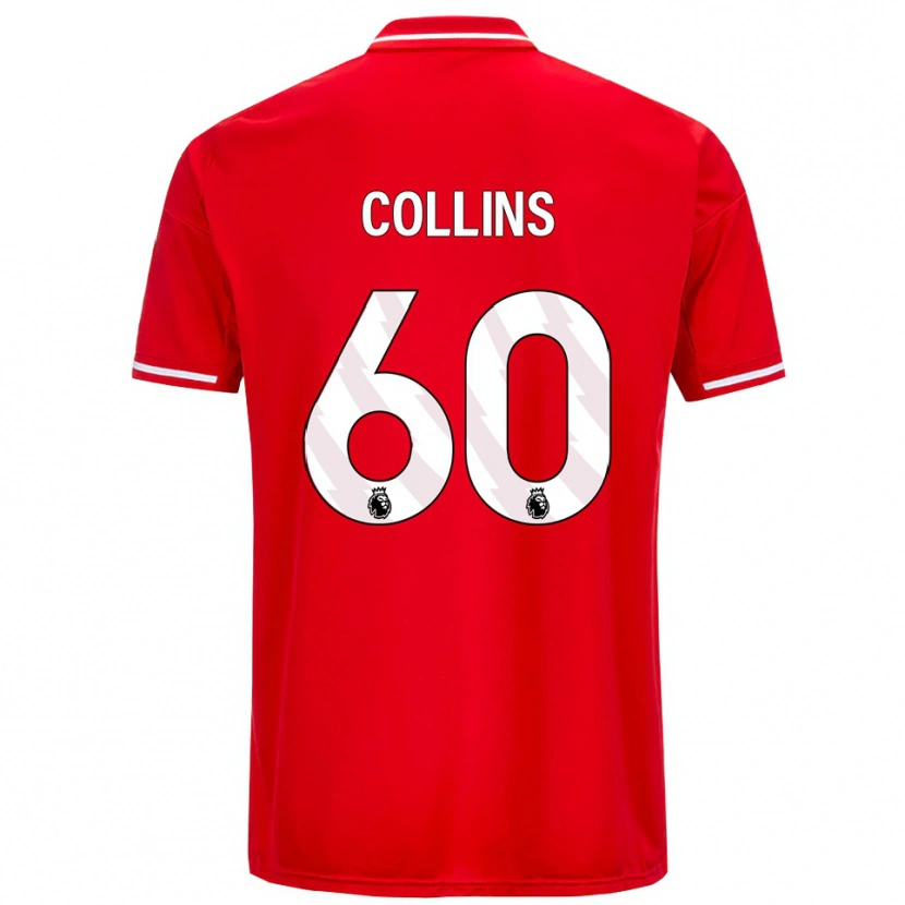 Danxen Dětské Sam Collins #60 Červená Bílá Domů Hráčské Dresy 2025/26 Dres