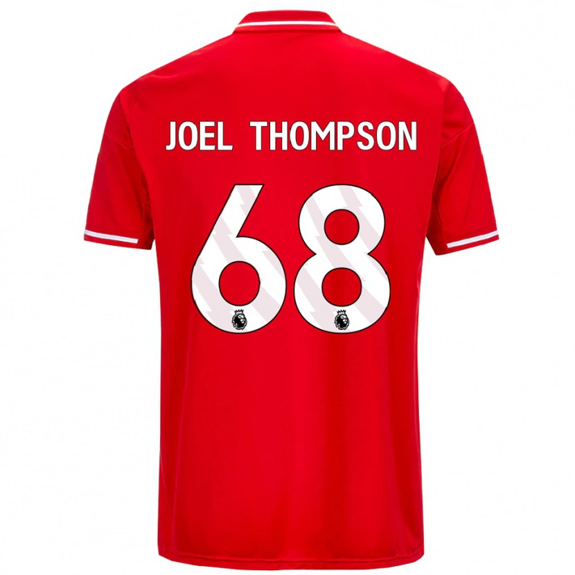 Danxen Dětské Joel Thompson #68 Červená Bílá Domů Hráčské Dresy 2025/26 Dres
