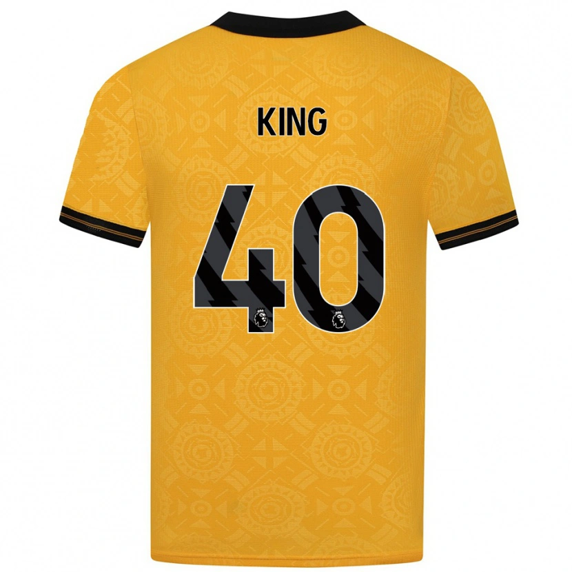 Danxen Dětské Tom King #40 Žlutá Černá Domů Hráčské Dresy 2025/26 Dres