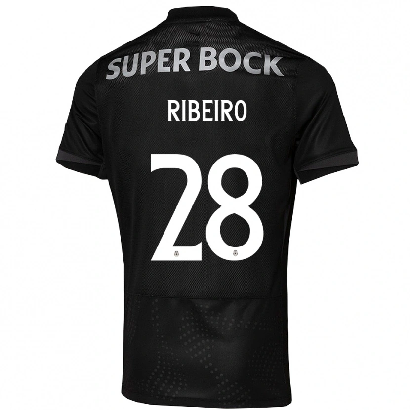 Danxen Dětské Rodrigo Ribeiro #28 Černá Bílá Daleko Hráčské Dresy 2025/26 Dres