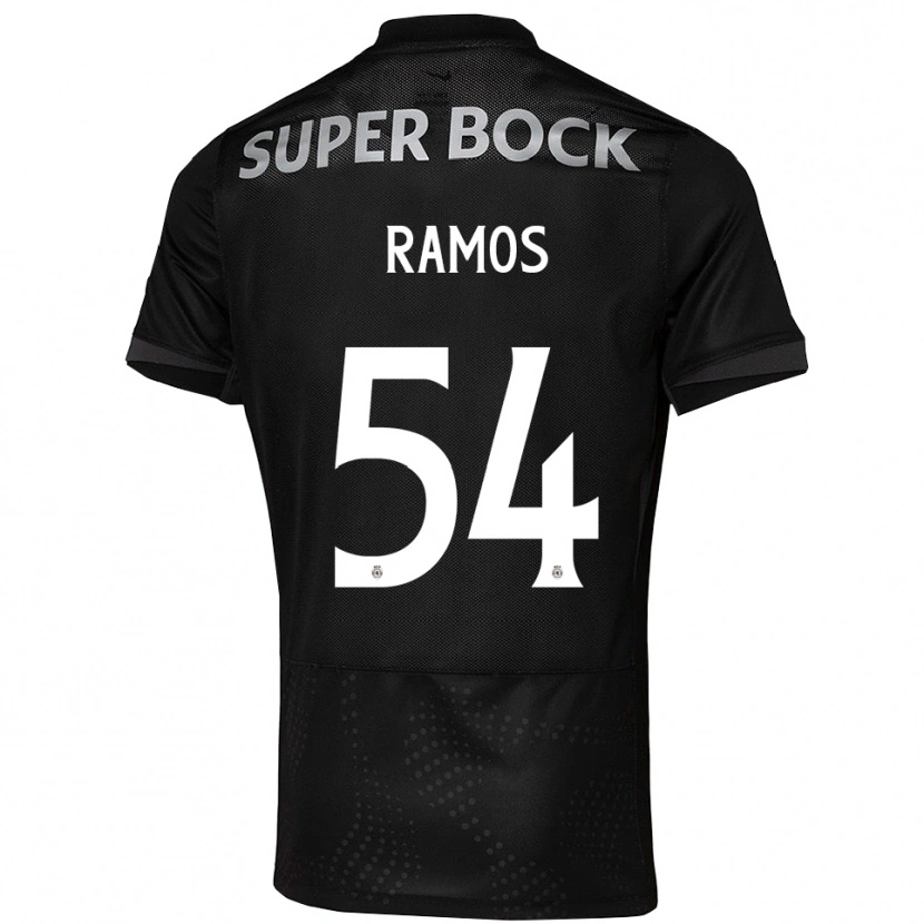 Danxen Dětské Bruno Ramos #54 Černá Bílá Daleko Hráčské Dresy 2025/26 Dres