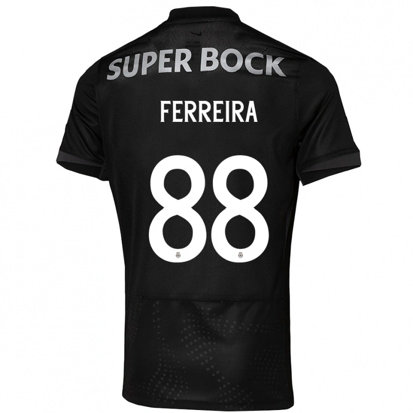 Danxen Dětské Tiago Ferreira #88 Černá Bílá Daleko Hráčské Dresy 2025/26 Dres