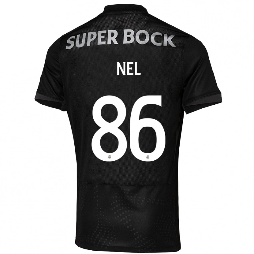 Danxen Dětské Rafael Nel #86 Černá Bílá Daleko Hráčské Dresy 2025/26 Dres