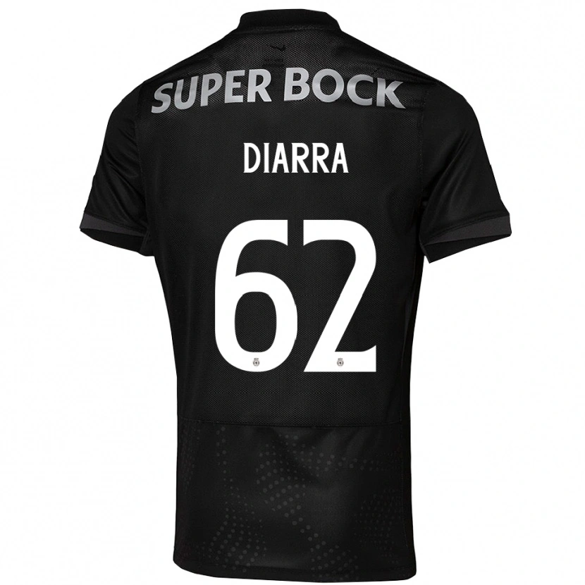 Danxen Dětské Ibrahim Diarra #62 Černá Bílá Daleko Hráčské Dresy 2025/26 Dres