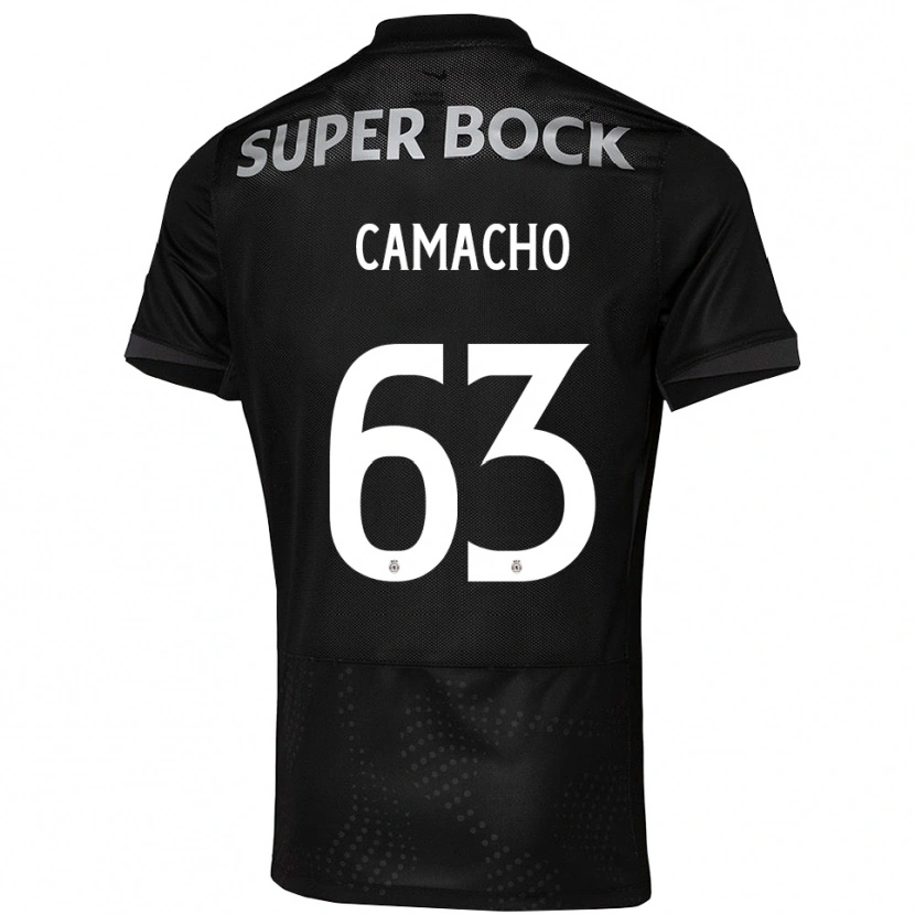 Danxen Dětské Rafael Camacho #63 Černá Bílá Daleko Hráčské Dresy 2025/26 Dres