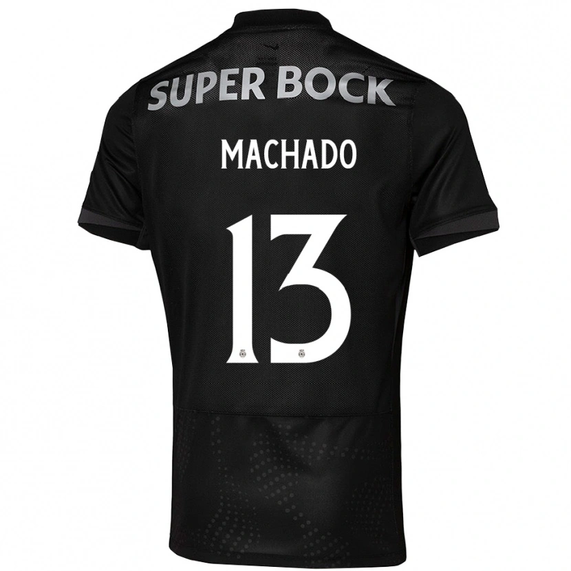 Danxen Dětské Francisco Machado #13 Černá Bílá Daleko Hráčské Dresy 2025/26 Dres