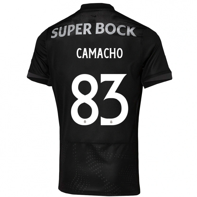 Danxen Dětské Rafael Camacho #83 Černá Bílá Daleko Hráčské Dresy 2025/26 Dres