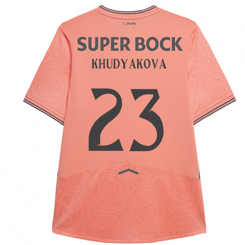 Danxen Dětské Verónica Khudyakova #23 Růžová Tmavě Modrá Daleko Hráčské Dresy 2025/26 Dres
