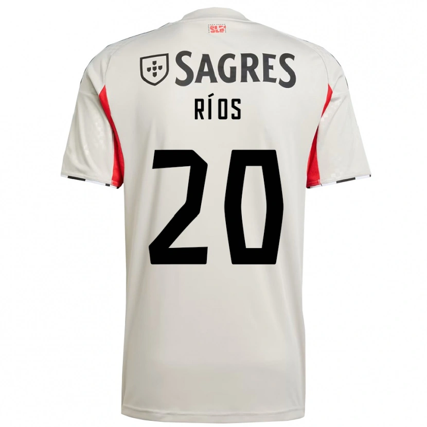 Danxen Dětské Richard Ríos #20 Smetanově Bílá Červená Daleko Hráčské Dresy 2025/26 Dres