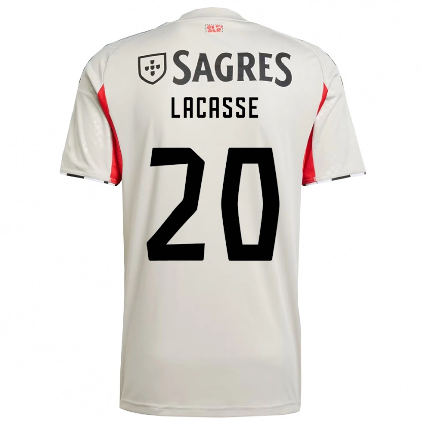 Danxen Dětské Cloe Lacasse #20 Smetanově Bílá Červená Daleko Hráčské Dresy 2025/26 Dres