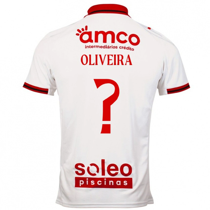 Danxen Dětské Leandro Oliveira #0 Bílá Červená Daleko Hráčské Dresy 2025/26 Dres