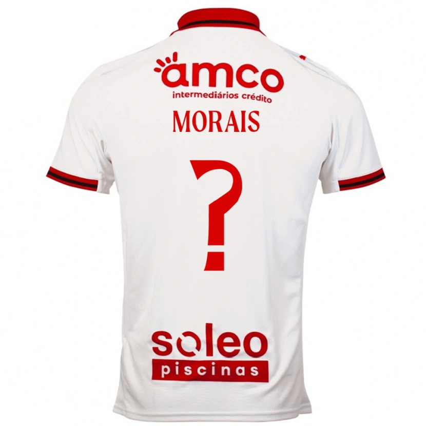 Danxen Dětské Joao Morais #0 Bílá Červená Daleko Hráčské Dresy 2025/26 Dres