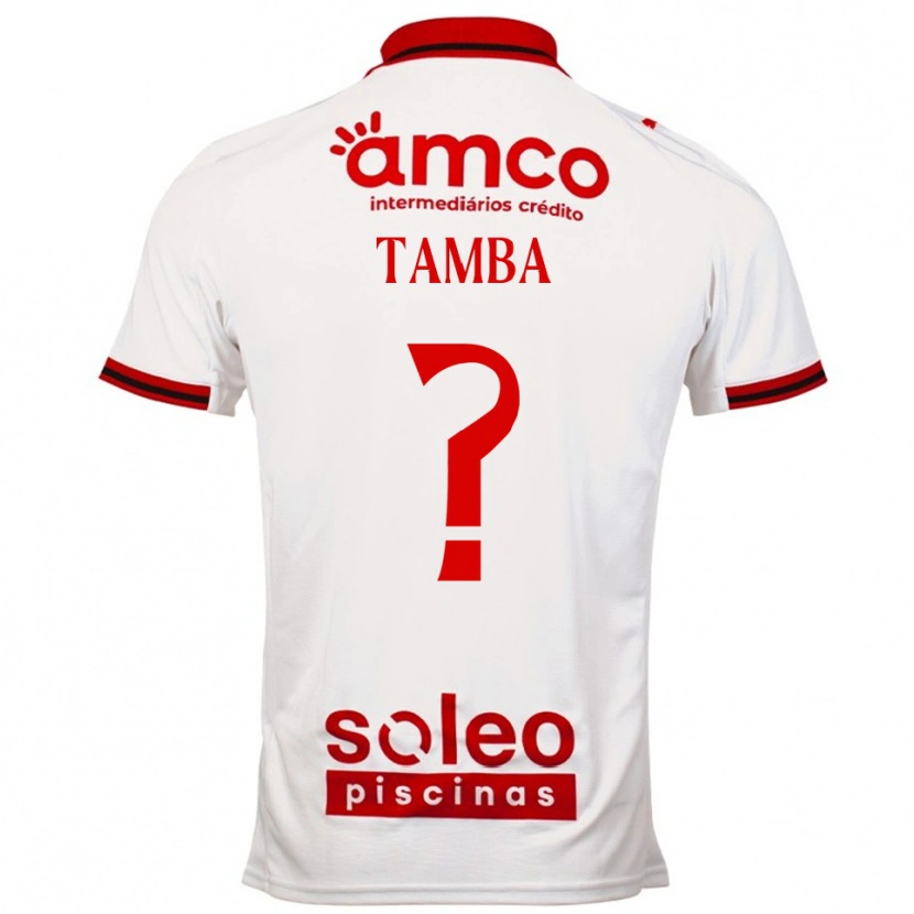 Danxen Dětské Fabrice Tamba #0 Bílá Červená Daleko Hráčské Dresy 2025/26 Dres