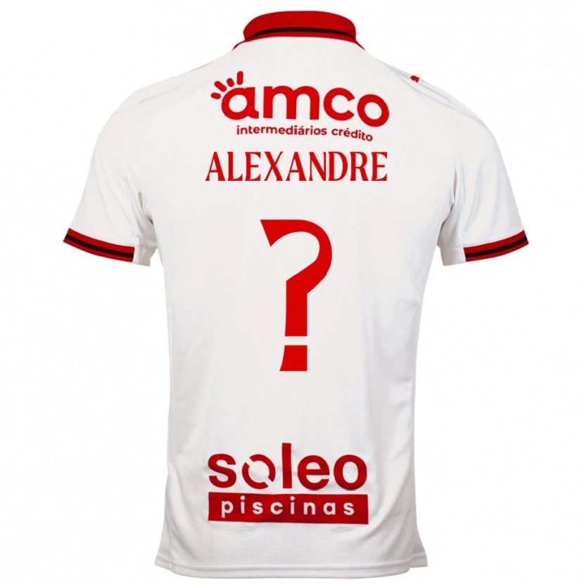 Danxen Dětské Daniel Alexandre #0 Bílá Červená Daleko Hráčské Dresy 2025/26 Dres