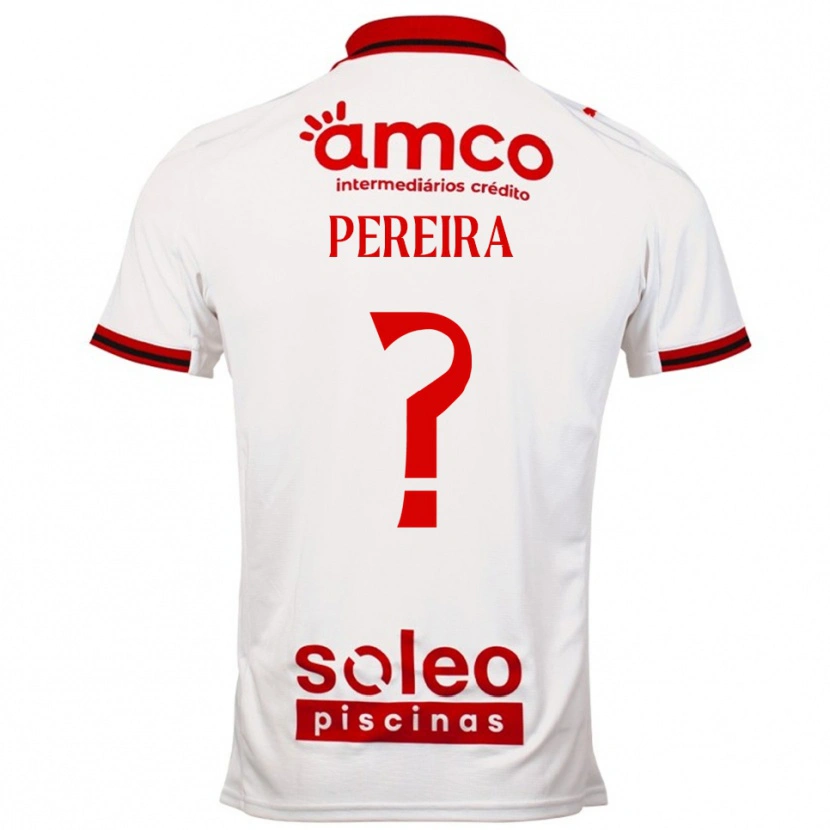 Danxen Dětské Martim Pereira #0 Bílá Červená Daleko Hráčské Dresy 2025/26 Dres