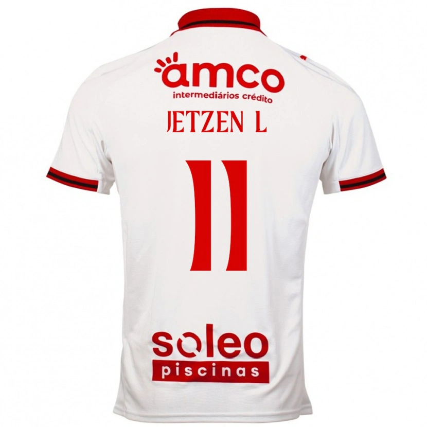 Danxen Dětské Jetzen Lopez #11 Bílá Červená Daleko Hráčské Dresy 2025/26 Dres