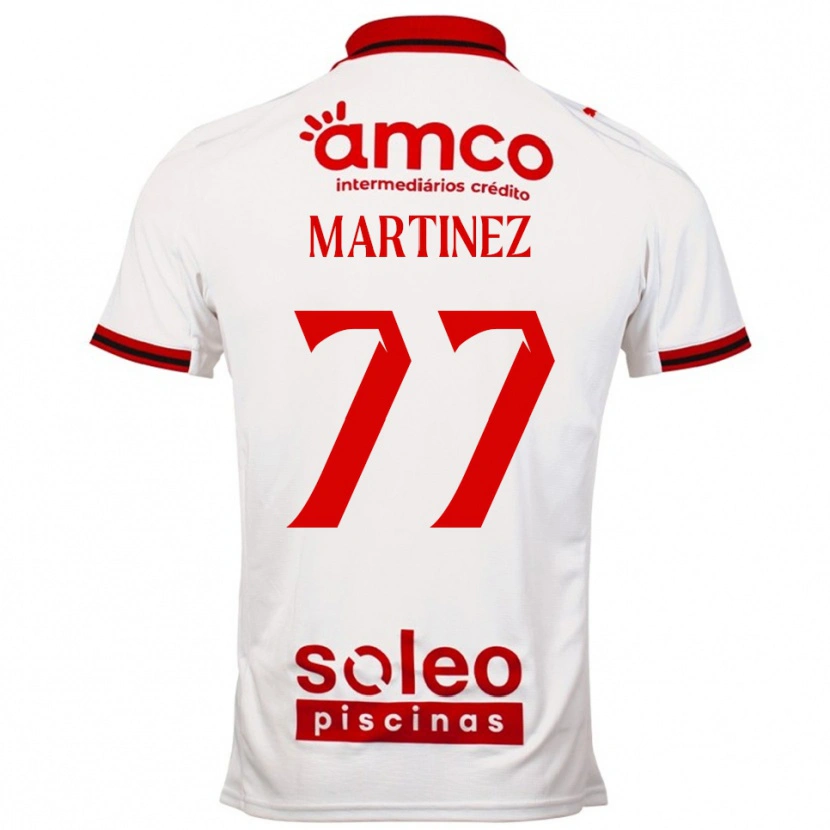 Danxen Dětské Gabri Martínez #77 Bílá Červená Daleko Hráčské Dresy 2025/26 Dres