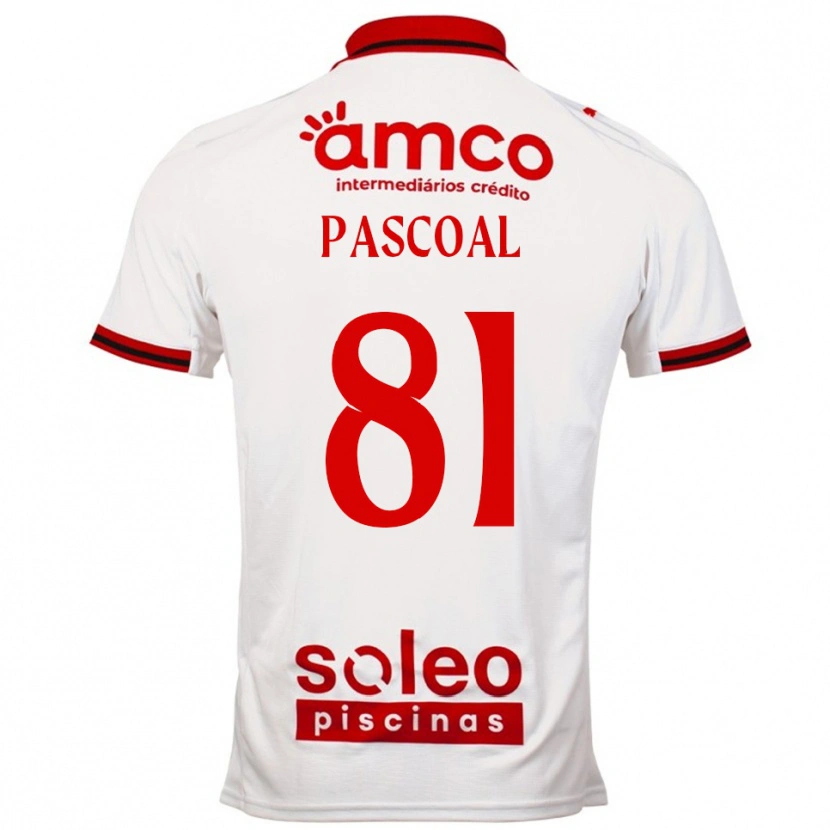Danxen Dětské Fodé Pascoal #81 Bílá Červená Daleko Hráčské Dresy 2025/26 Dres